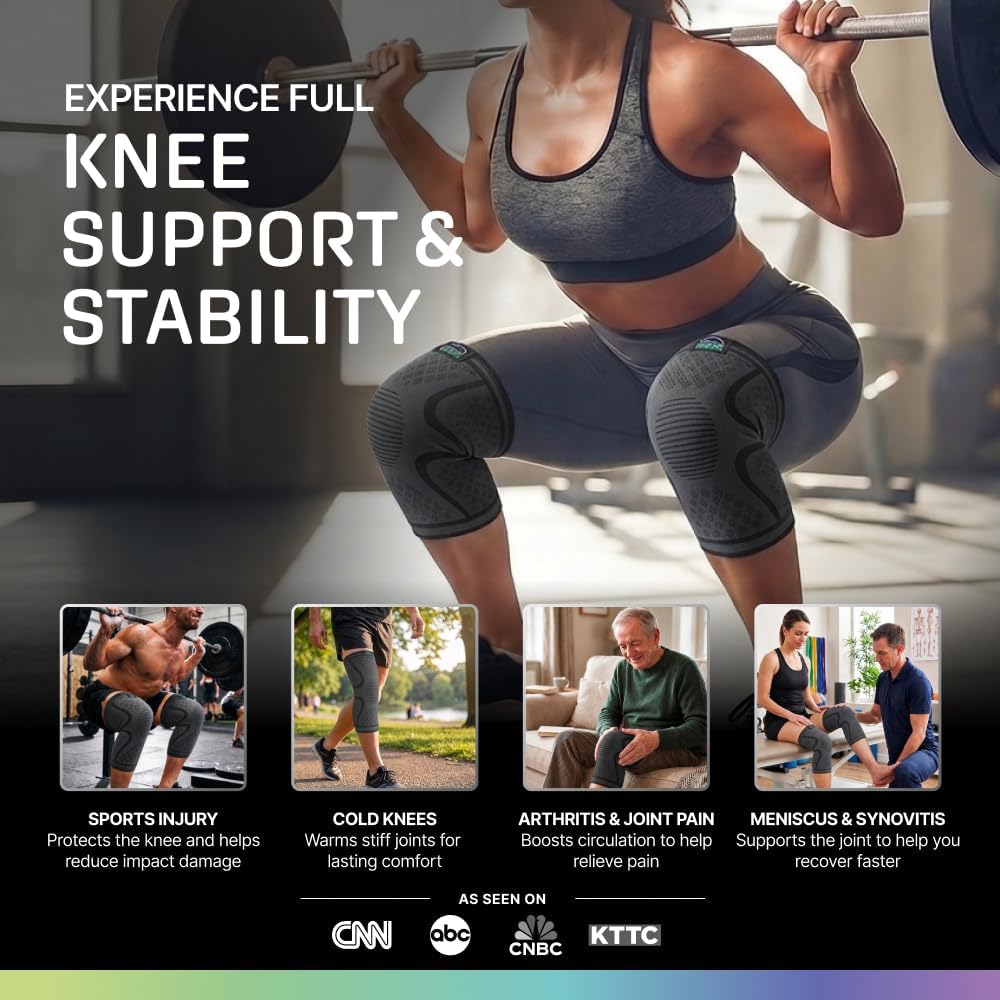 Premium Compression Knee Brace Set